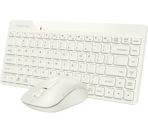 Клавиатура + мышь A4Tech Fstyler FG2200 Air2 клав:бежевый мышь:бежевый USB беспроводная slim (FG2200 AIR2 BEIGE)