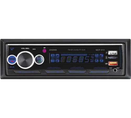 Автомагнитола Digma MCP-413 1DIN 2x45Вт 2 Автомагнитола Digma MCP-413 1DIN 2x45Вт 2