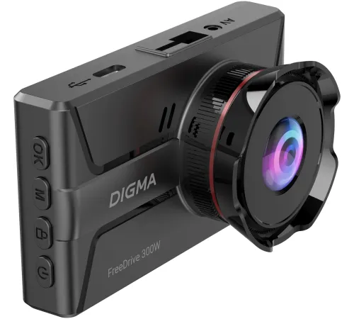 Видеорегистратор Digma FreeDrive 300W черный 4Mpix 1800x3008 1440p 130гр. Видеорегистратор Digma FreeDrive 300W черный 4Mpix 1800x3008 1440p 130гр.