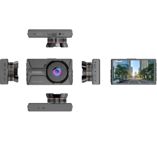Видеорегистратор Digma FreeDrive 300W черный 4Mpix 1800x3008 1440p 130гр. Видеорегистратор Digma FreeDrive 300W черный 4Mpix 1800x3008 1440p 130гр.
