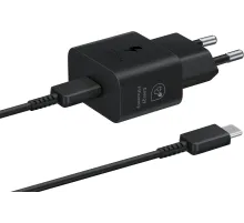 Сетевое зар./устр. Samsung 25W 3A (PD) USB Type-C черный (EP-T2510XBEGEU)