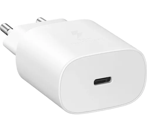 Сетевое зарядное устройство Samsung Adapter 25W Type C с кабелем White (EP-TA800XWEGWW)