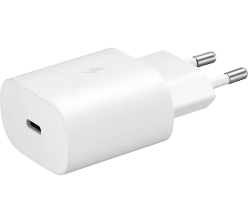 Сетевое зарядное устройство Samsung Adapter 25W Type C с кабелем White (EP-TA800XWEGWW)