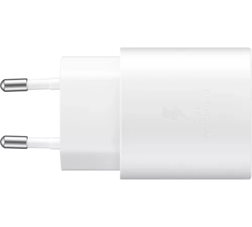 Сетевое зарядное устройство Samsung Adapter 25W Type C с кабелем White (EP-TA800XWEGWW)