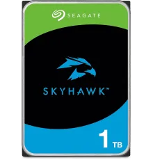 Жесткий диск Seagate Skyhawk HDD 3.5" SATA 1Tb, 5900 rpm, 256Mb buffer, 512e/4Kn, CMR, ST1000VX013, 1 year, (аналог ST1000VX005) (ST1000VX013)