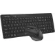 Клавиатура + мышь A4Tech Fstyler FG2400 Air2 клав:черный мышь:черный USB беспроводная slim (FG2400 AIR2 BLACK)
