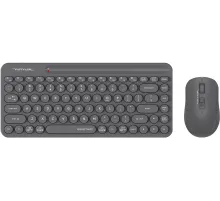 Клавиатура + мышь A4Tech Fstyler FG3200 Air2 клав:серый мышь:серый USB беспроводная slim Multimedia