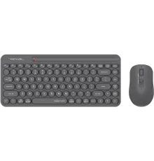 Клавиатура + мышь A4Tech Fstyler FG3200 Air2 клав:серый мышь:серый USB беспроводная slim Multimedia