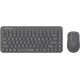 Клавиатура + мышь A4Tech Fstyler FG3200 Air2 клав:серый мышь:серый USB беспроводная slim Multimedia