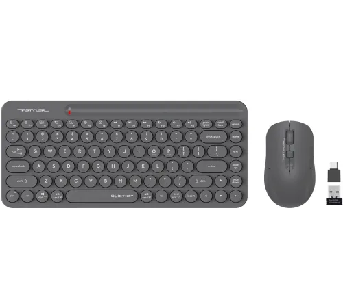 Клавиатура + мышь A4Tech Fstyler FG3200 Air2 клав:серый мышь:серый USB беспроводная slim Multimedia Клавиатура + мышь A4Tech Fstyler FG3200 Air2 клав:серый мышь:серый USB беспроводная slim Multimedia