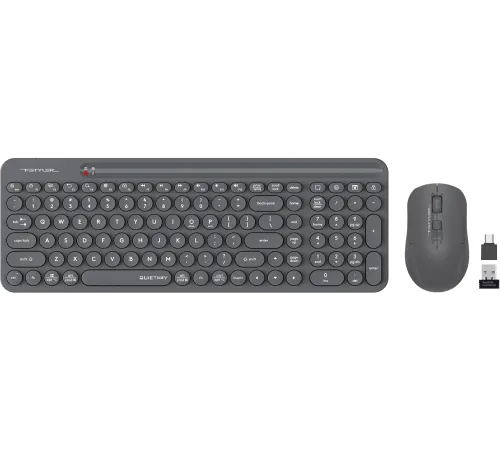 Клавиатура + мышь A4Tech Fstyler FG3300 Air2 клав:серый мышь:серый USB беспроводная slim Multimedia Клавиатура + мышь A4Tech Fstyler FG3300 Air2 клав:серый мышь:серый USB беспроводная slim Multimedia