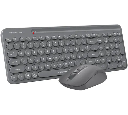 Клавиатура + мышь A4Tech Fstyler FG3300 Air2 клав:серый мышь:серый USB беспроводная slim Multimedia Клавиатура + мышь A4Tech Fstyler FG3300 Air2 клав:серый мышь:серый USB беспроводная slim Multimedia