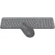 Клавиатура + мышь A4Tech Fstyler FG3300 Air2 клав:серый мышь:серый USB беспроводная slim Multimedia