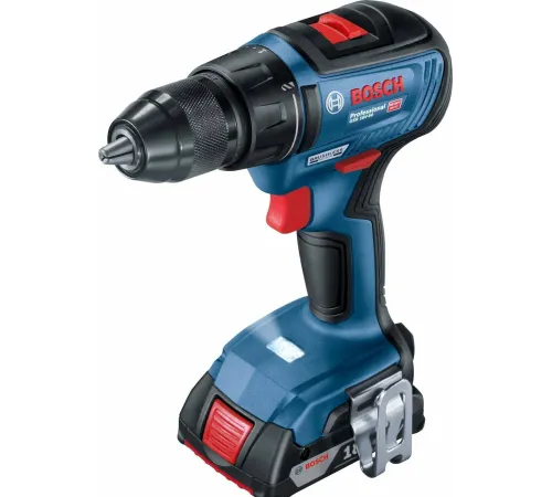 Дрель-шуруповерт Bosch GSR 18V-50 + L аккум. патрон:быстрозажимной (кейс в комплекте) (06019H5000)