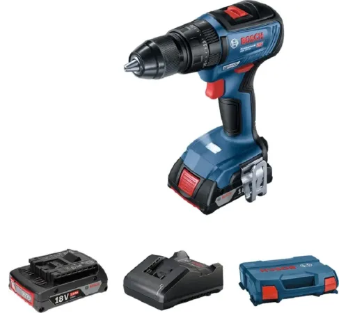 Дрель-шуруповерт Bosch GSB 18V-50 + L аккум. патрон:быстрозажимной (кейс в комплекте) (06019H5100) Дрель-шуруповерт Bosch GSB 18V-50 + L аккум. патрон:быстрозажимной (кейс в комплекте) (06019H5100)
