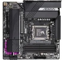 Материнская плата Gigabyte B650M AORUS ELITE SocketAM5 AMD B650 mATX AC`97 8ch(7.1) 2.5Gg RAID+HDMI+DP