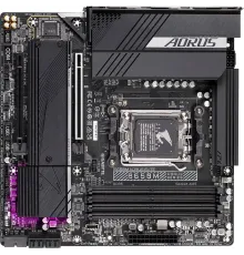 Материнская плата Gigabyte B650M AORUS ELITE SocketAM5 AMD B650 mATX AC`97 8ch(7.1) 2.5Gg RAID+HDMI+DP
