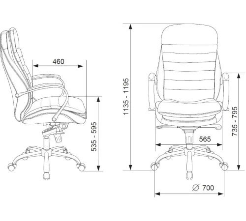 Кресло руководителя Бюрократ T-9950 светло-коричневый Leather Eichel кожа крестов. металл хром Кресло руководителя Бюрократ T-9950 светло-коричневый Leather Eichel кожа крестов. металл хром