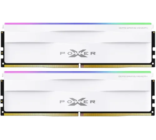Память DDR5 2x16GB 6000MHz Silicon Power SP032GXLWU60AFDH Xpower Pulse RGB RTL PC5-48000 CL30 DIMM ECC 288-pin 1.35В kit single rank Ret Память DDR5 2x16GB 6000MHz Silicon Power SP032GXLWU60AFDH Xpower Pulse RGB RTL PC5-48000 CL30 DIMM ECC 288-pin 1.35В kit single rank Ret