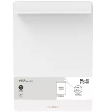 Папка-планшет Deli Nusign NS501WHITE A4 пенополипропилен белый