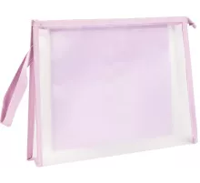 Папка на молнии ZIP Deli PP109VIOLET A4 ЭВА прозрачный внутр. цвет молнии фиолетовый 2 внутр. кармана