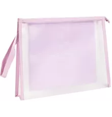Папка на молнии ZIP Deli PP109VIOLET A4 ЭВА прозрачный внутр. цвет молнии фиолетовый 2 внутр. кармана