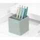 Подставка Deli NS011green Nusign 2отд. для письменных принадлежностей 84х84х86мм зеленый пластик
