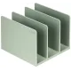 Подставка-ограничитель для книг Deli NS006GREEN Nusign 162x162x122мм зеленый