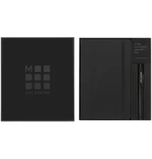 Набор Moleskine блокнот/ручка блокн.:Classic Large линейка черный
