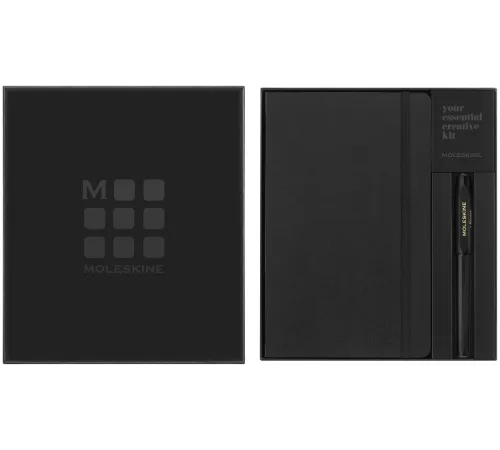 Набор Moleskine блокнот/ручка блокн.:Classic Large линейка черный Набор Moleskine блокнот/ручка блокн.:Classic Large линейка черный