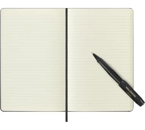 Набор Moleskine блокнот/ручка блокн.:Classic Large линейка черный Набор Moleskine блокнот/ручка блокн.:Classic Large линейка черный