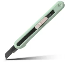 Нож канцелярский Deli NS063-SD-GREEN Nusign шир.лез.9мм выдвижное лезвие фиксатор усиленный сталь зеленый
