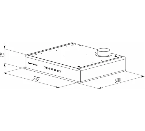 Вытяжка подвесная Zigmund & Shtain K 009.4 B Вытяжка подвесная Zigmund & Shtain K 009.4 B