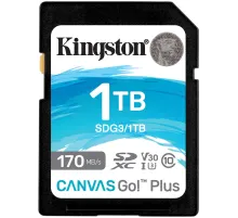 Флеш карта SDXC 1TB Kingston SDG3/1TB Canvas Go! Plus w/o adapter