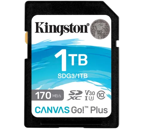 Флеш карта SDXC 1TB Kingston SDG3/1TB Canvas Go! Plus w/o adapter
