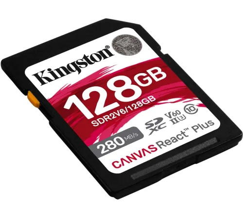 Флеш карта SDXC 128GB Kingston SDR2V6/128GB Canvas React Plus w/o adapter