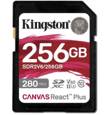 Флеш карта SDXC 256GB Kingston SDR2V6/256GB Canvas React Plus w/o adapter