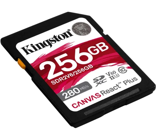 Флеш карта SDXC 256GB Kingston SDR2V6/256GB Canvas React Plus w/o adapter