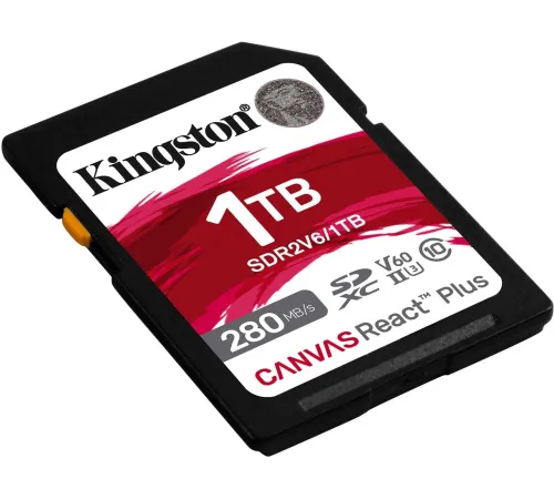 Флеш карта SDXC 1TB Kingston SDR2V6/1TB Canvas React Plus w/o adapter