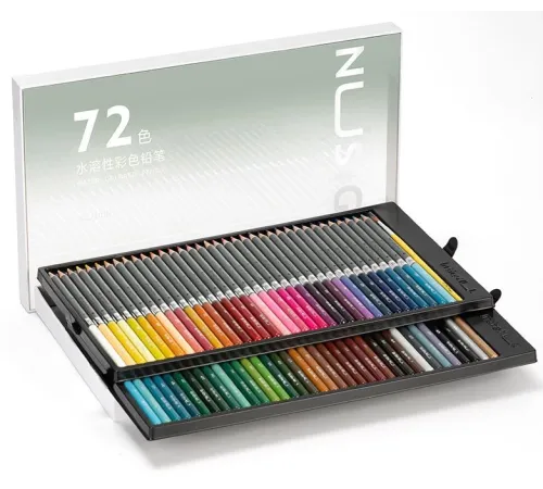 Карандаши цв. Deli NS731-72 Nusign акварель. 3мм 72цв. (72шт)