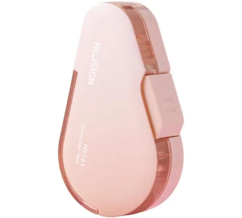 Лента коррект. Deli Nusign NS161PINK 6мх5мм розовый корпус белый
