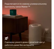 Умная розетка Yandex Matter EUBT Wi-Fi белый (YNDX-00540WHT)