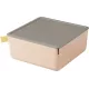 Короб для хранения Deli XDM11pink 1отд. 212x212x93.5мм розовый/серый пластик