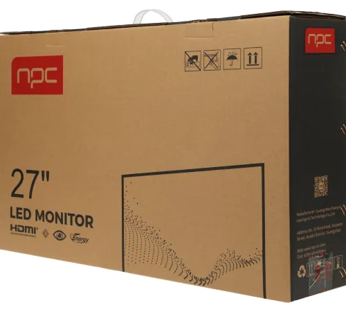 Монитор NPC 27" MF2704 черный IPS LED 5ms 16:9 HDMI матовая 250cd 178гр/178гр 1920x1080 75Hz VGA FHD 4кг