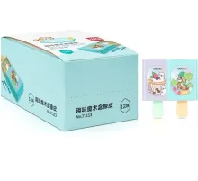 Ластик Deli 71113 мороженое 67x35x18мм ПВХ ассорти