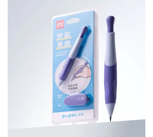 Карандаш мех. Deli SH321violet Pupal 2.0мм фиолетовый блистер Карандаш мех. Deli SH321violet Pupal 2.0мм фиолетовый блистер