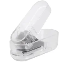 Дырокол Deli NS088white макс.:10лист. пластик белый отв.:1