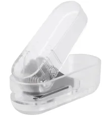 Дырокол Deli NS088white макс.:10лист. пластик белый отв.:1