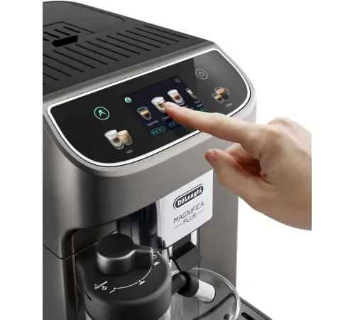 Кофемашина Delonghi Magnifica Plus ECAM320.70.TB 1450Вт титановый/черный