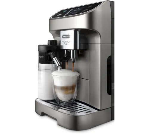 Кофемашина Delonghi Magnifica Plus ECAM320.70.TB 1450Вт титановый/черный